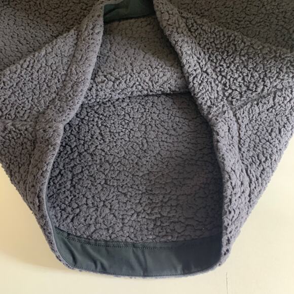 Under Armour Jacket Womens S Small Grey UA Sherpa Fleece Mock Neck Pullover - Picture 9 of 13